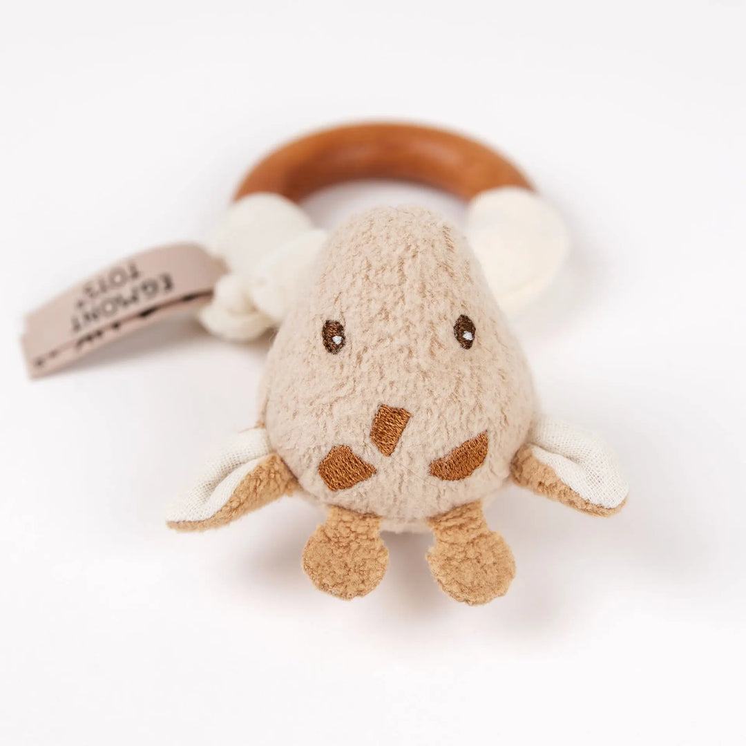 LEONIE GIRAFFE RATTLE WOOD