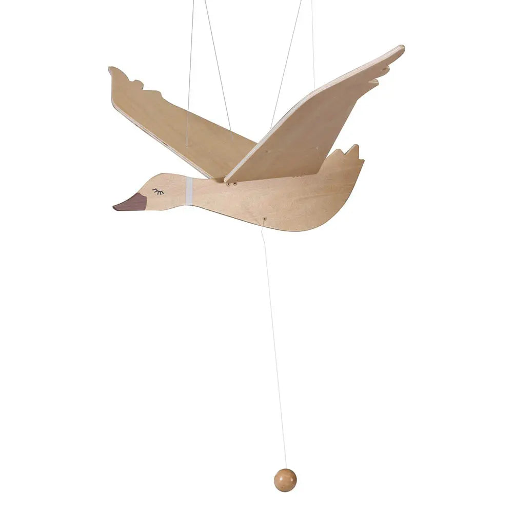 WOODEN FLYING GOOSE
