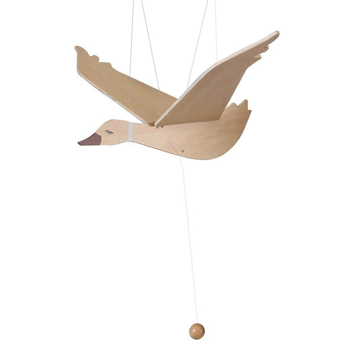 WOODEN FLYING GOOSE