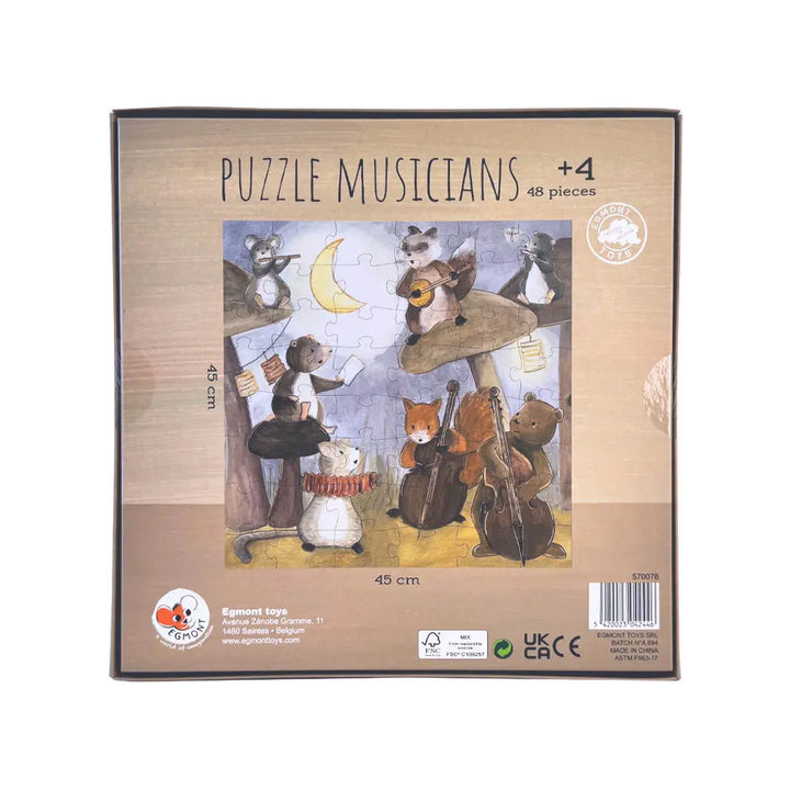 PUZZLE 48 PCS MUSICIANS