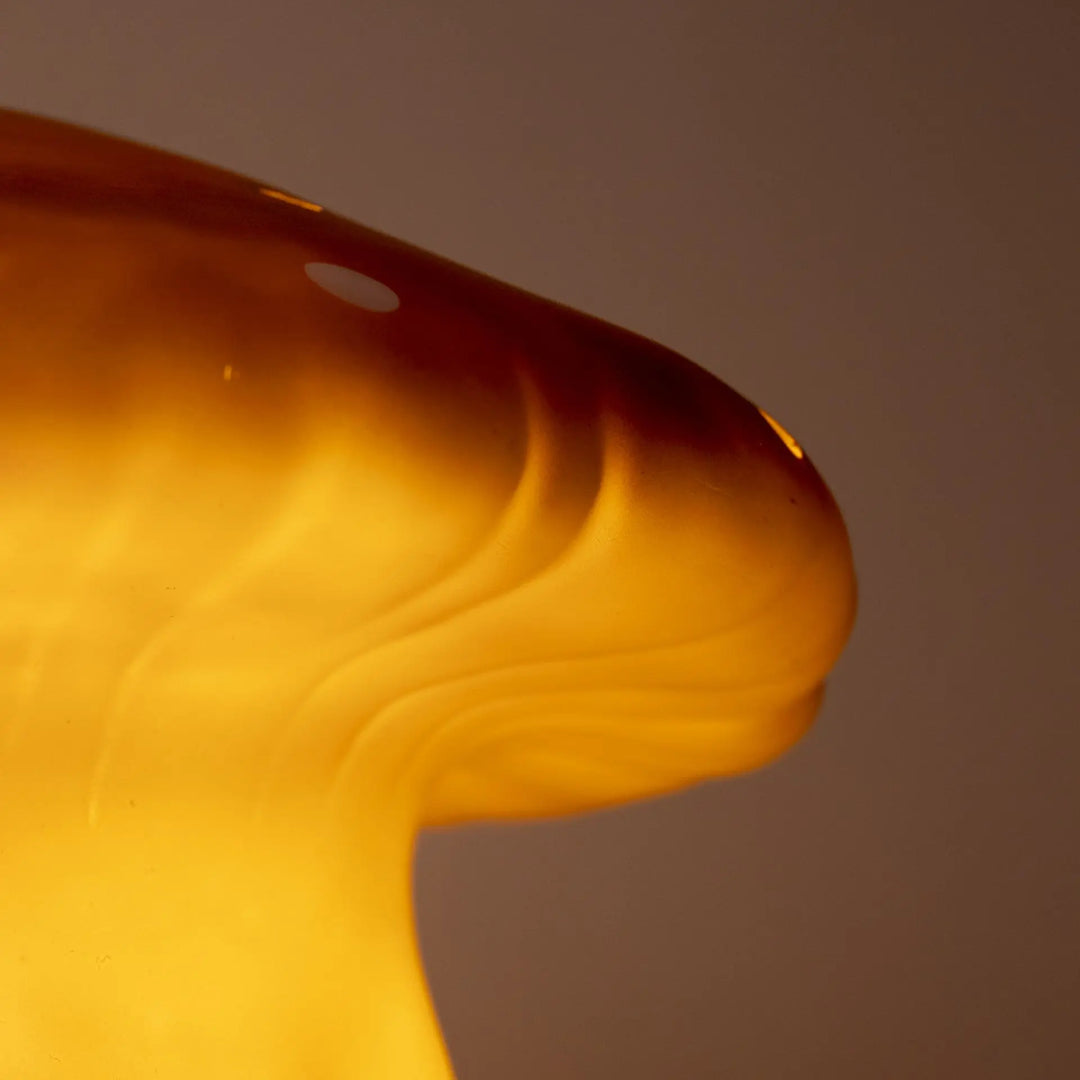 LAMP LARGE MUSHROOM CHOCO