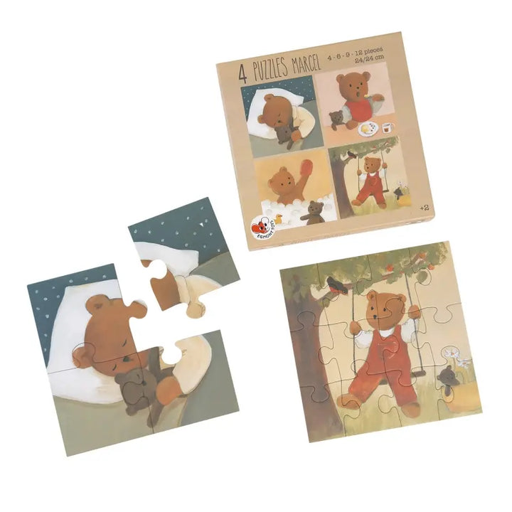 4 PUZZLES MARCEL