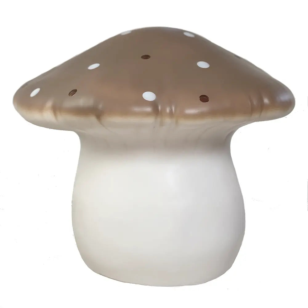 LAMP LARGE MUSHROOM CHOCO