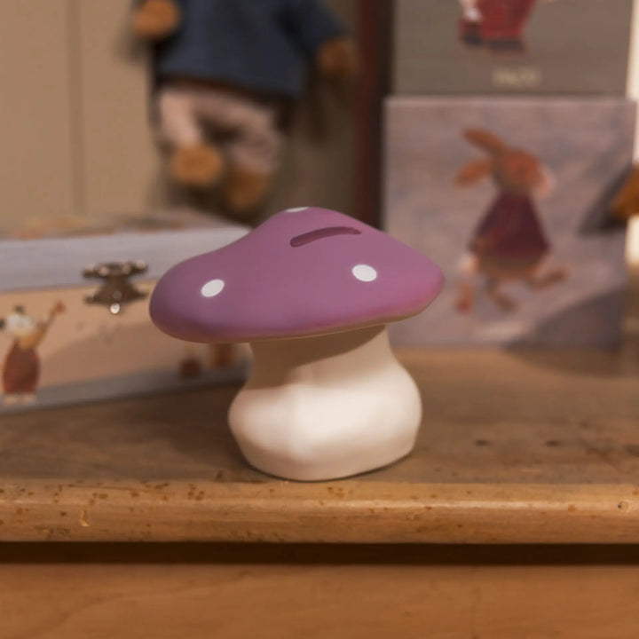 SAVING BANK MUSHROOM LILA