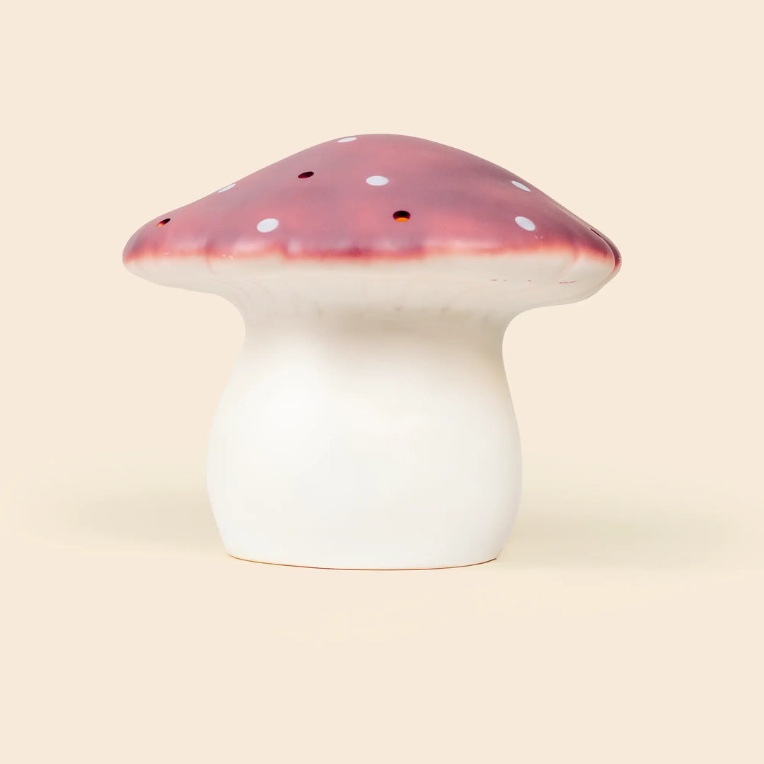 LAMP LARGE MUSHROOM LILA