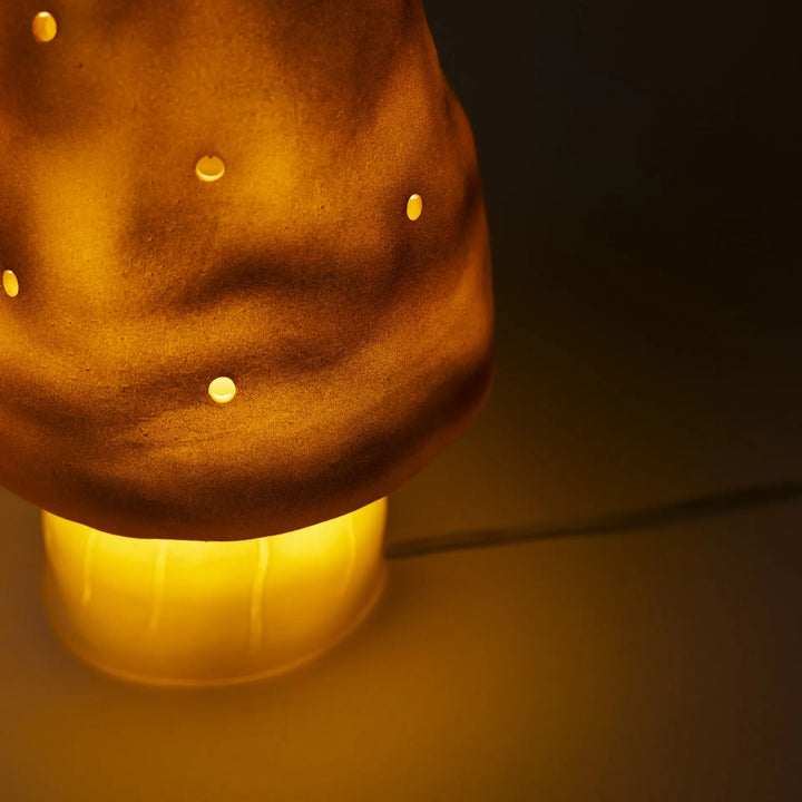 LAMP SMALL MUSHROOM COPPER
