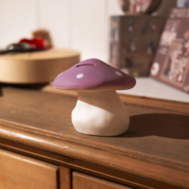 SAVING BANK MUSHROOM LILA