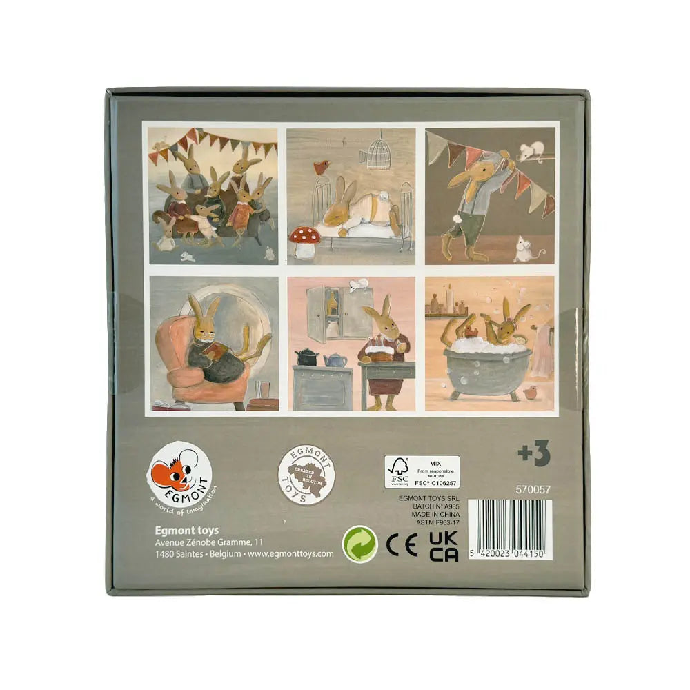 PUZZLE CUBES RABBIT FAMIL