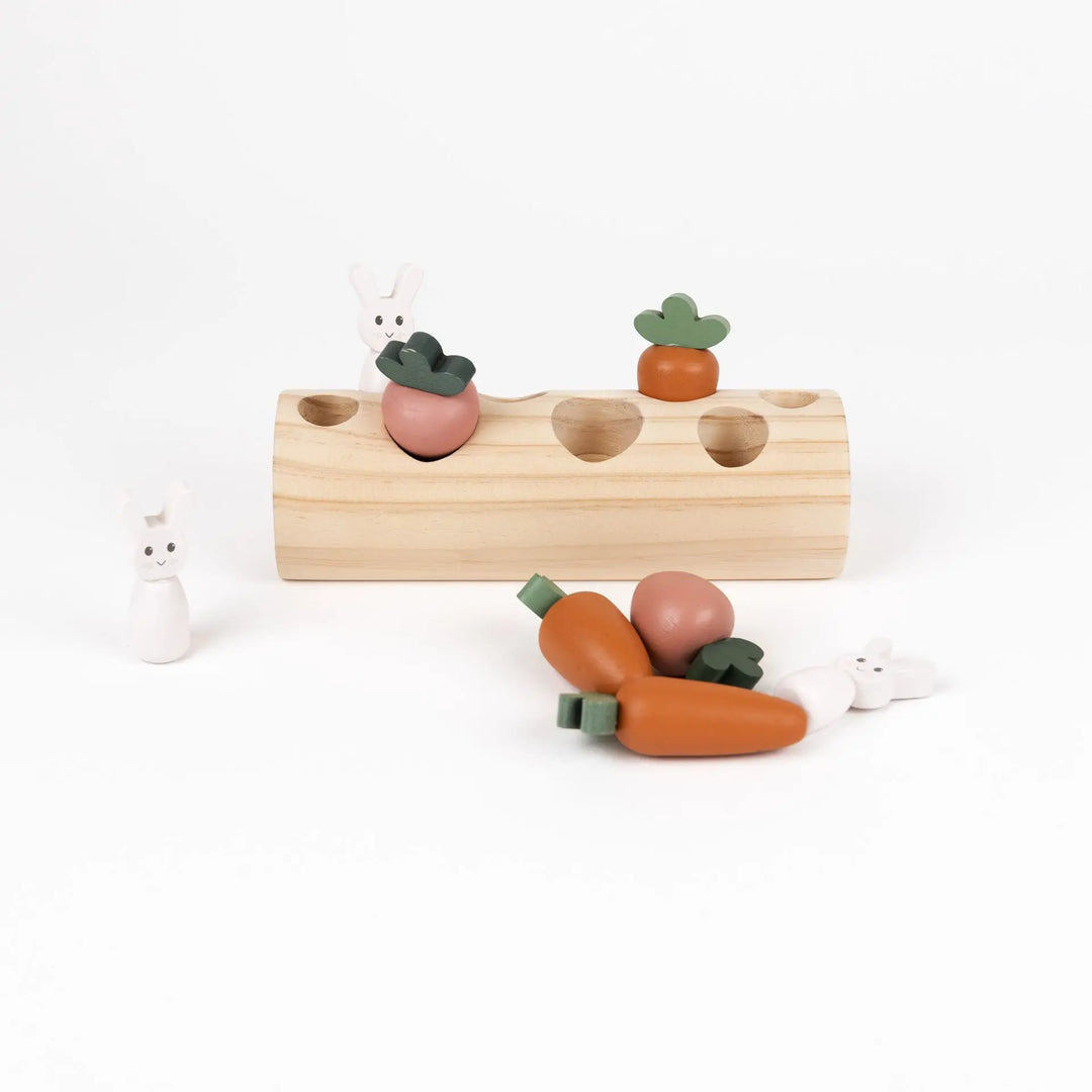 RABBIT AND VEGETABLES LOG