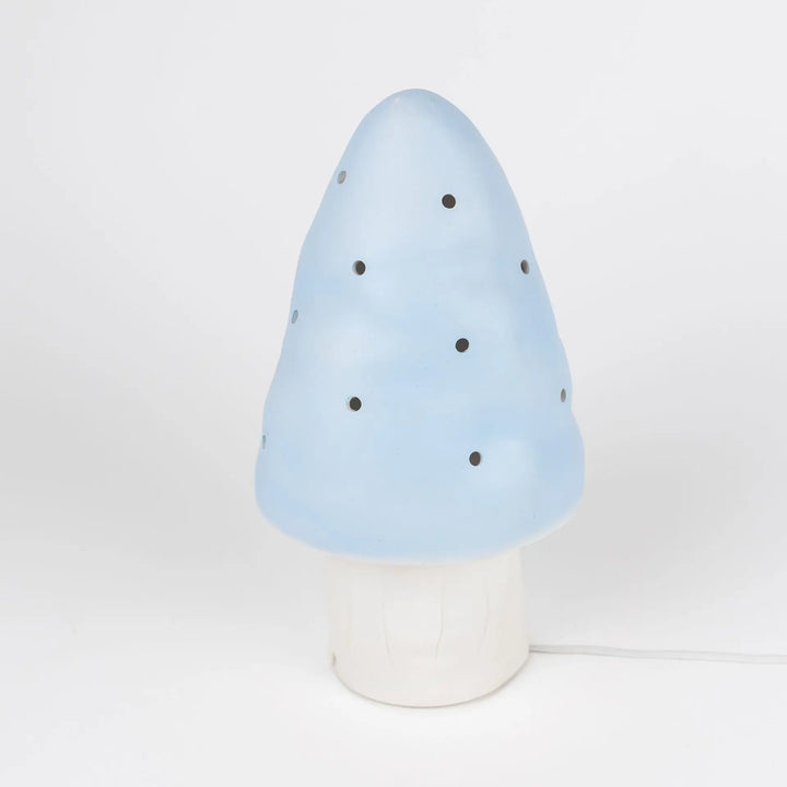 LAMP SMALL MUSHROOM  BLUE