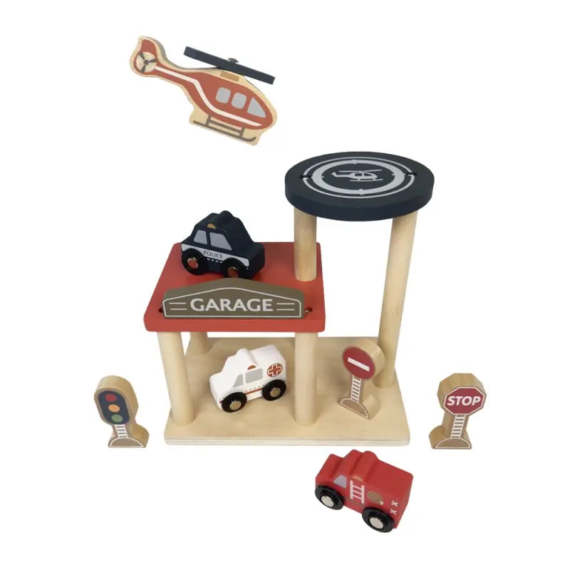 GARAGE WITH CARS