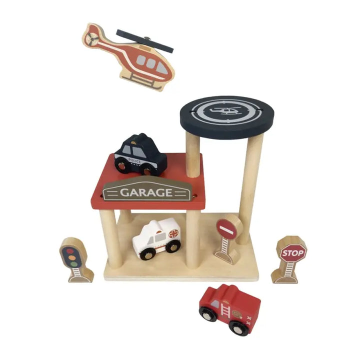 GARAGE WITH CARS