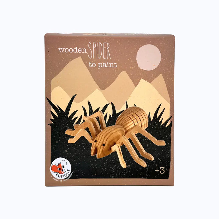 WOODEN SPIDER TO PAINT