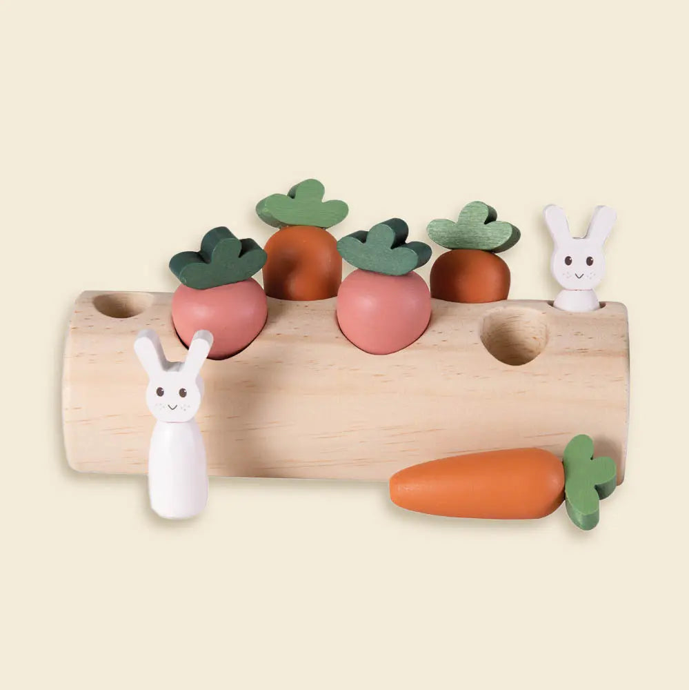 RABBIT AND VEGETABLES LOG