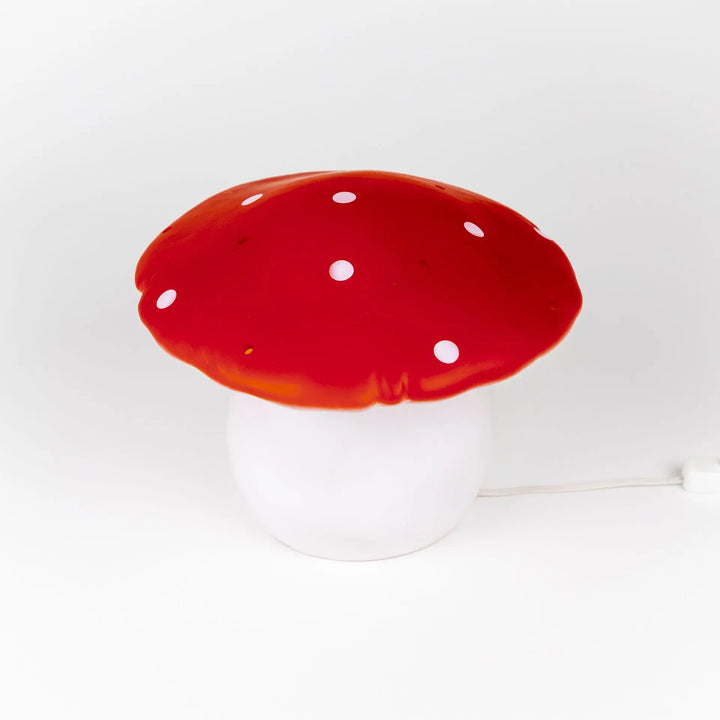 LAMP MUSHROOM MEDIUM RED