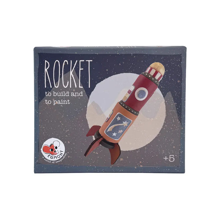 WOODEN ROCKET TO PAINT