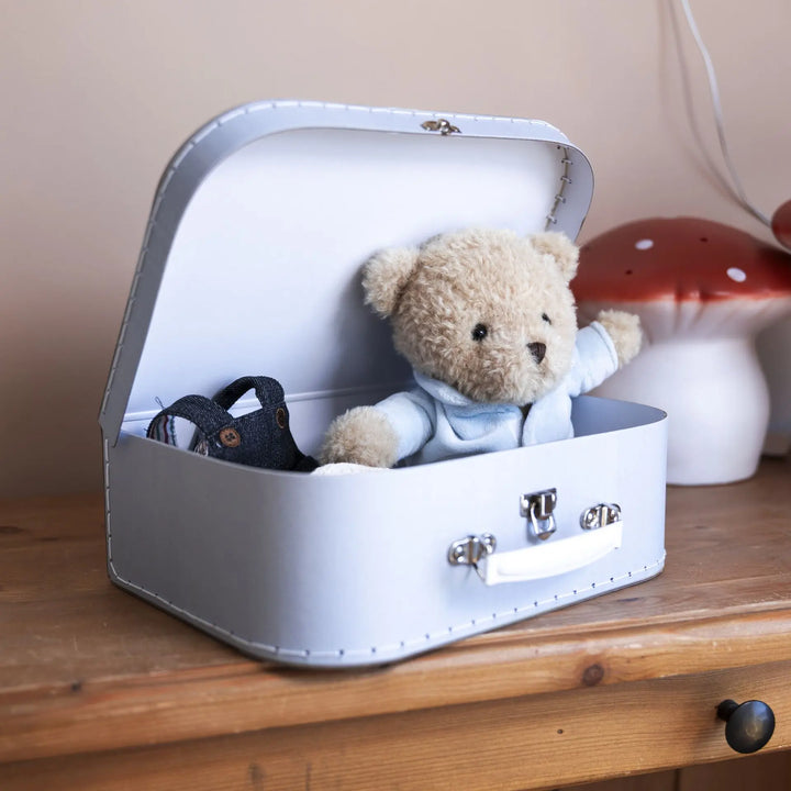 MORRIS WITH CLOTHES IN A CASE