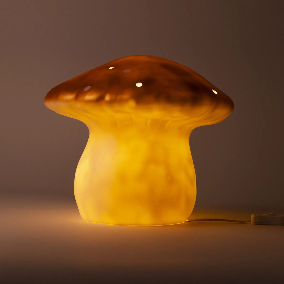 LAMP LARGE MUSHROOM COPPER