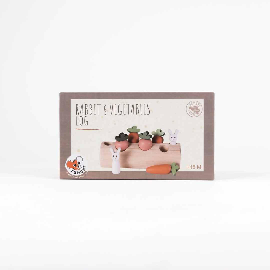 RABBIT AND VEGETABLES LOG