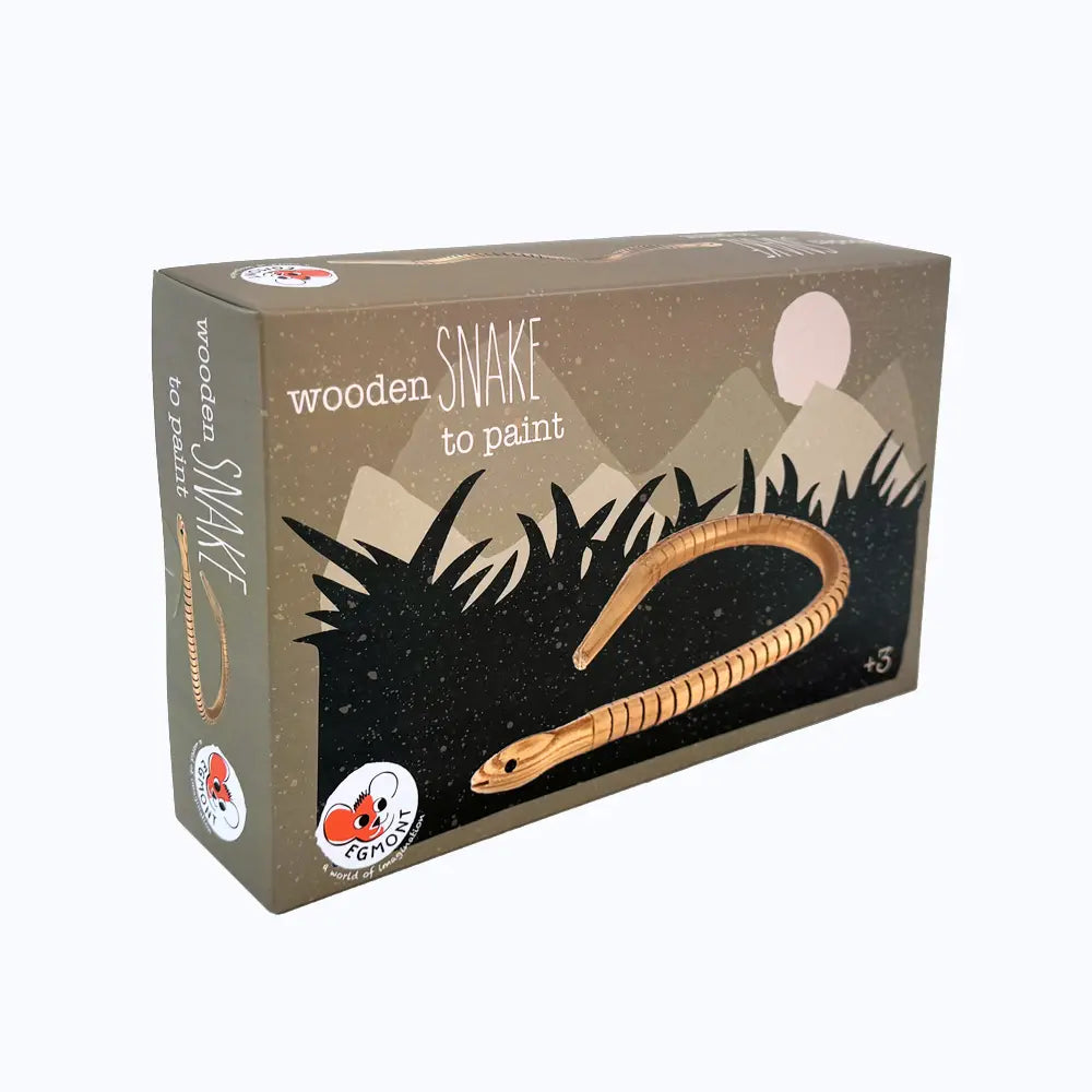 WOODEN SNAKE TO PAINT