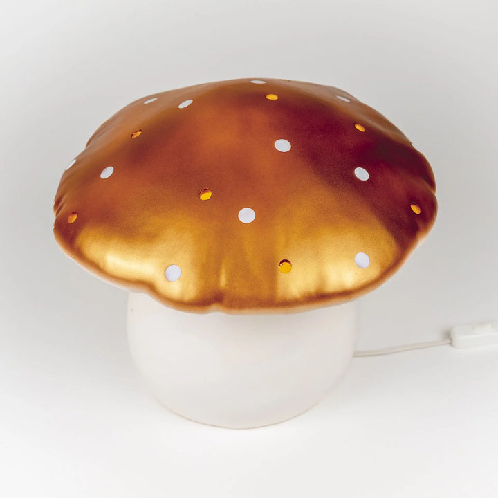 LAMP LARGE MUSHROOM COPPER
