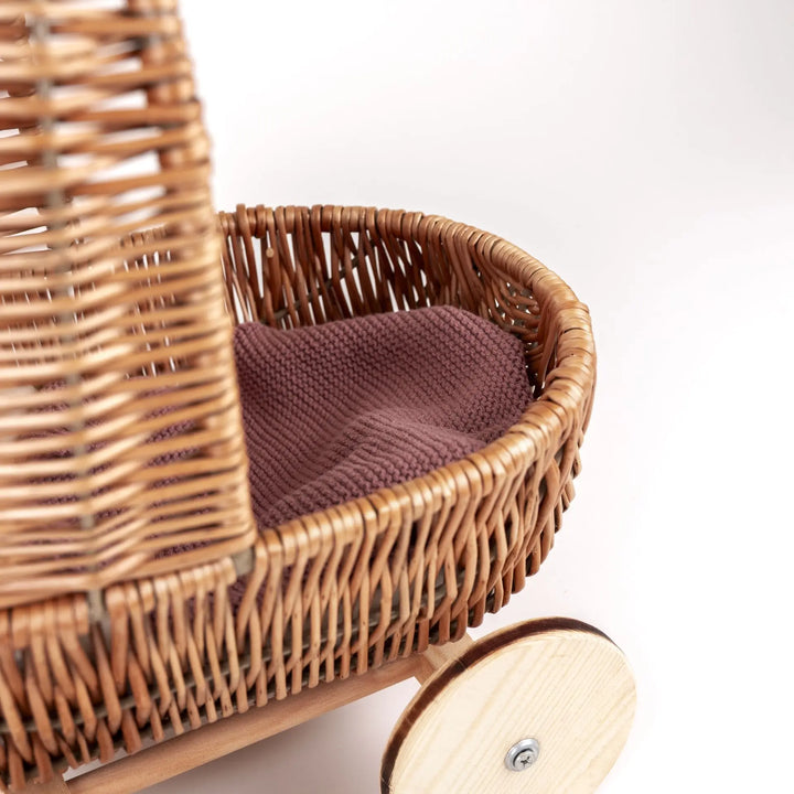 SMALL WICKER PRAM