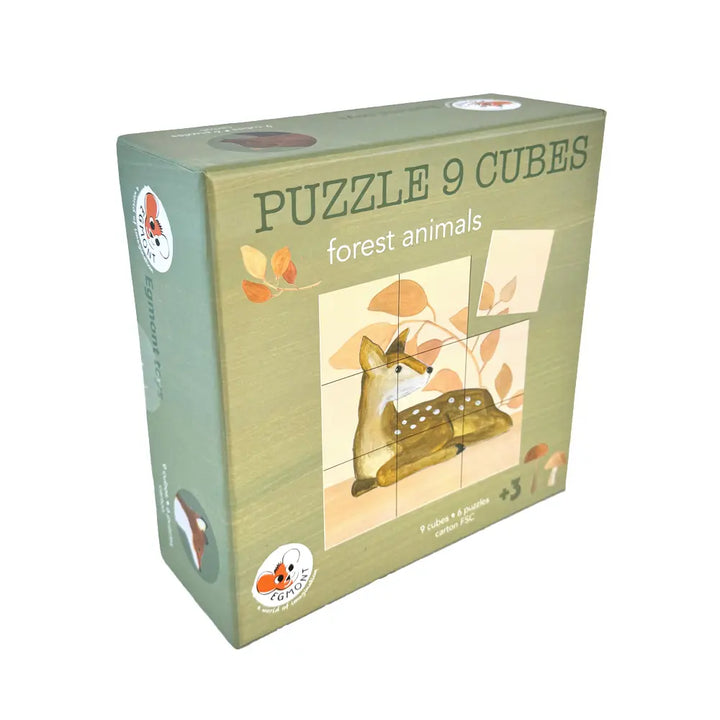 PUZZLE CUBES 9 PC FOREST