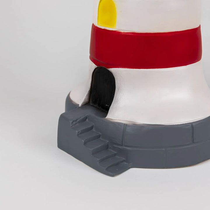 LAMP LIGHTHOUSE RED 35 CM