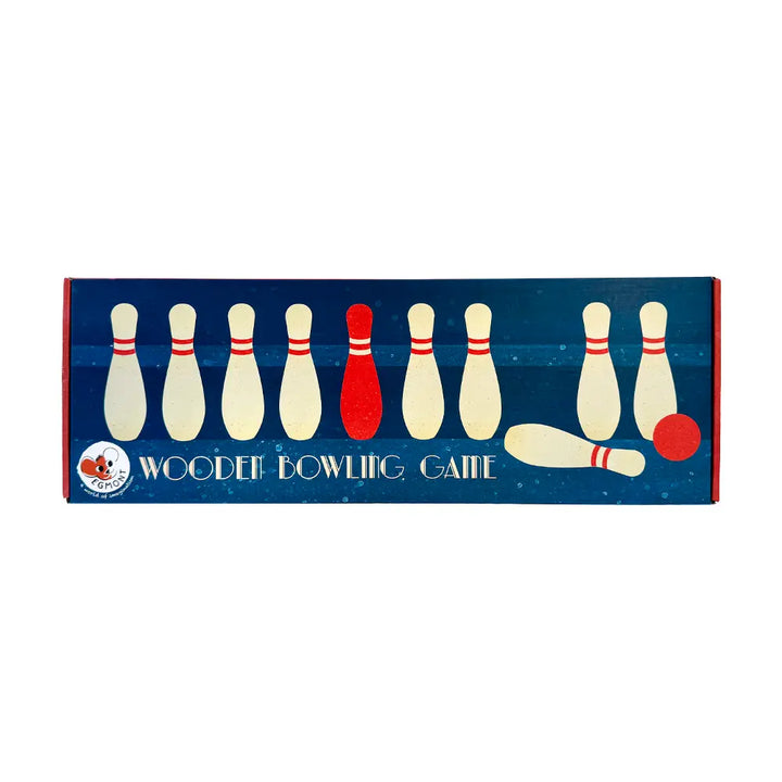 WOODEN BOWLING GAME