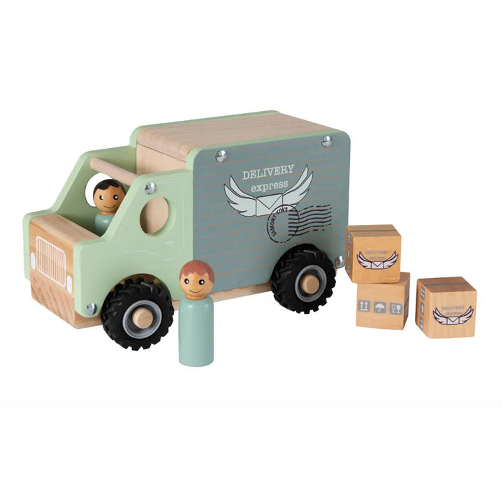 BIG WOODEN DELIVERY TRUCK