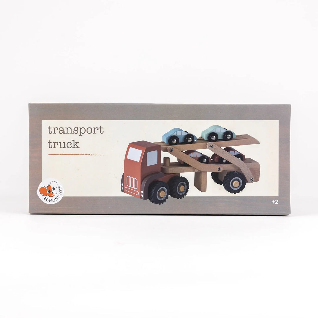 WOODEN CAR TRANSPORT TRUCK