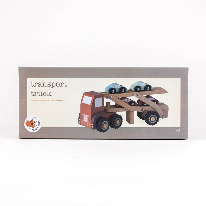 WOODEN CAR TRANSPORT TRUCK
