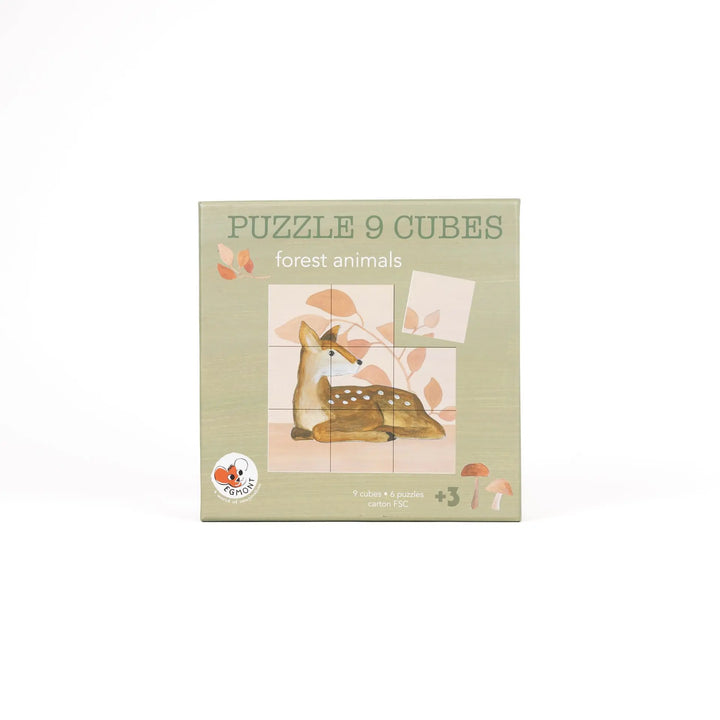 PUZZLE CUBES 9 PC FOREST