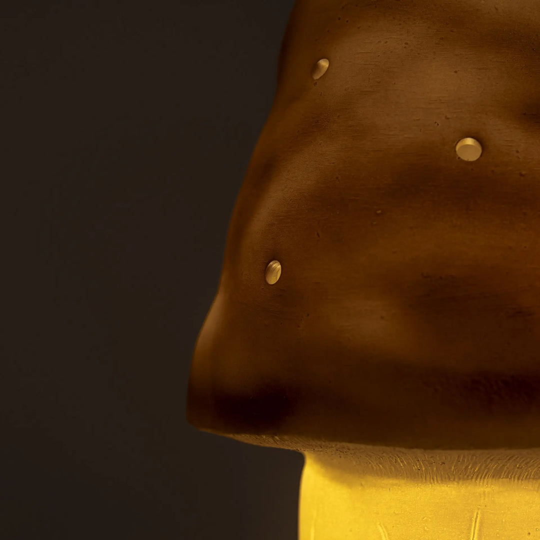 LAMP SMALL MUSHROOM CHOCOLATE