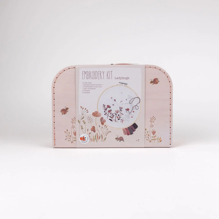 EMBROIDERY KIT LADYBUGS