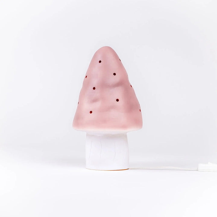 LAMP SMALL MUSHROOM  VINTAGE PINK