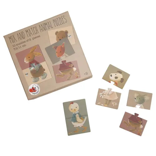10 MIX & MATCH ANIMAL PUZZLE