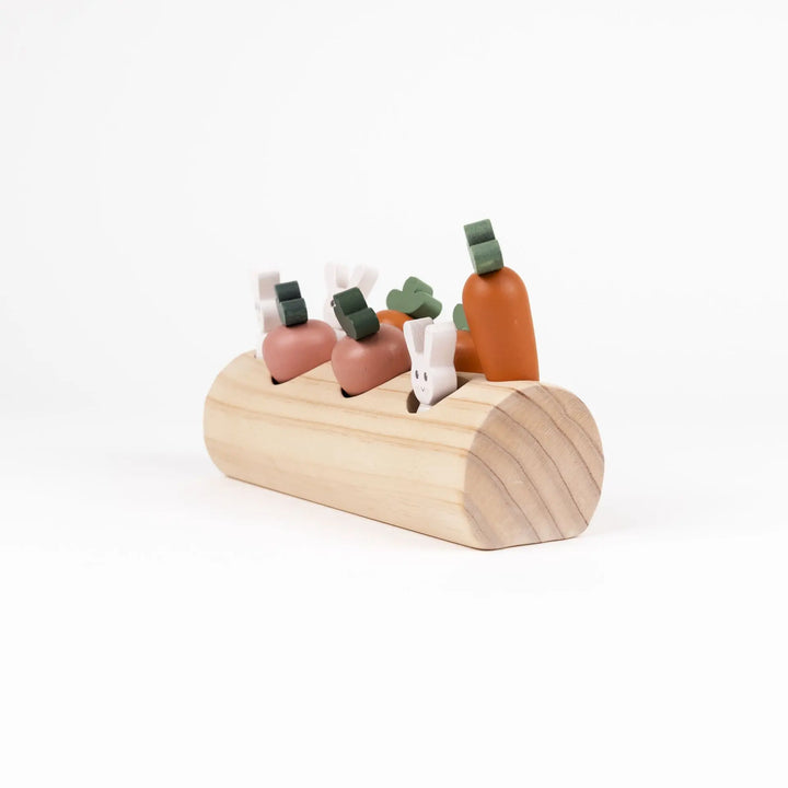 RABBIT AND VEGETABLES LOG