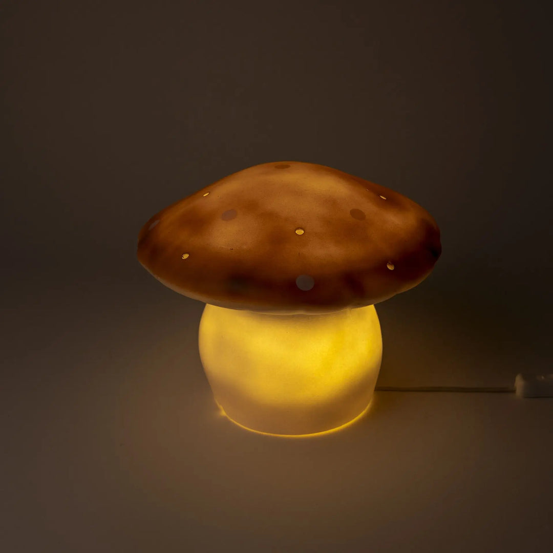 LAMP MUSHROOM MEDIUM CHOCOLATE