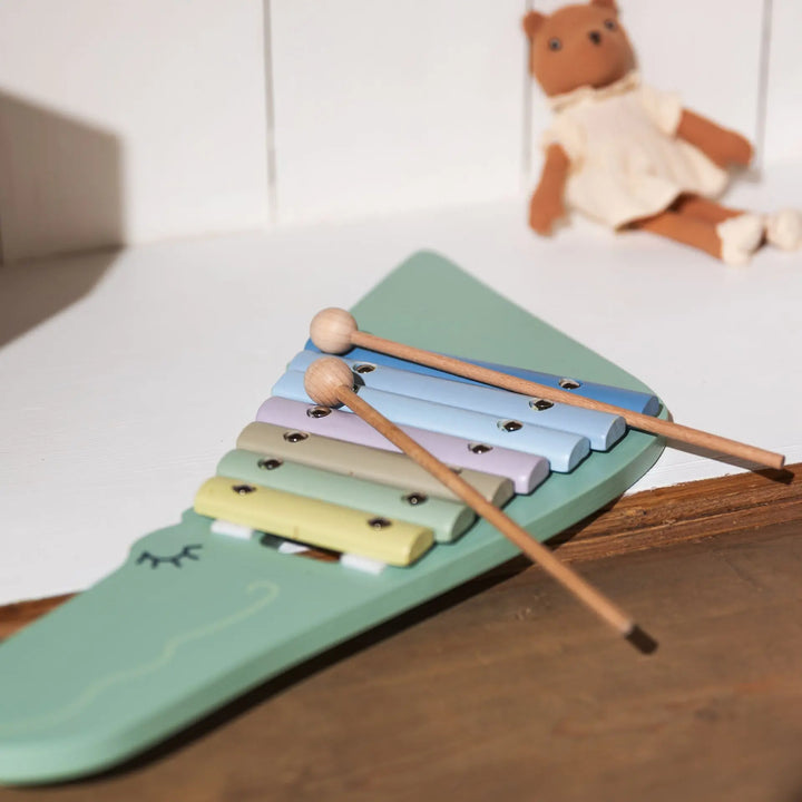 WOODEN XYLOPHONE CROC