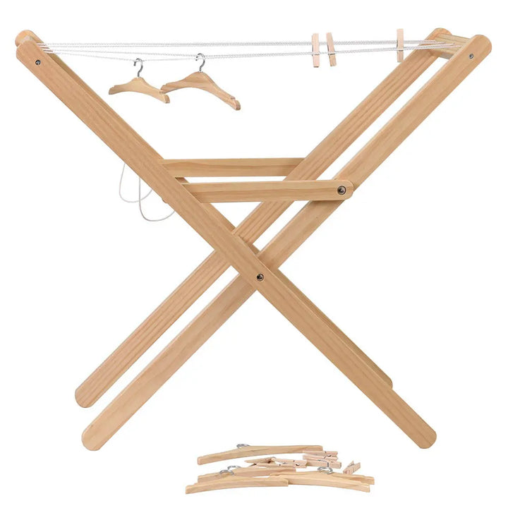 CLOTHES AIRER + PEGS + HA