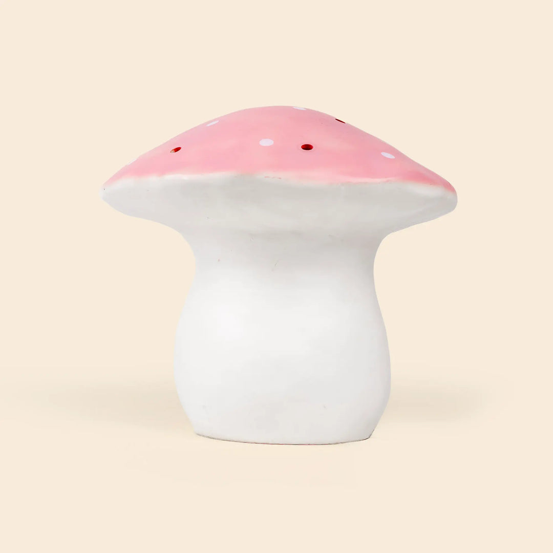 LAMP LARGE MUSHROOM VINTAGE PINK