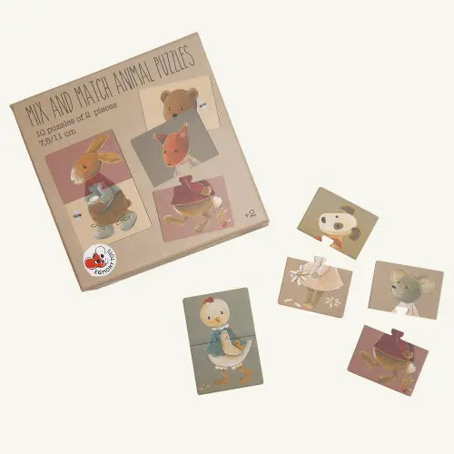 10 MIX & MATCH ANIMAL PUZZLE