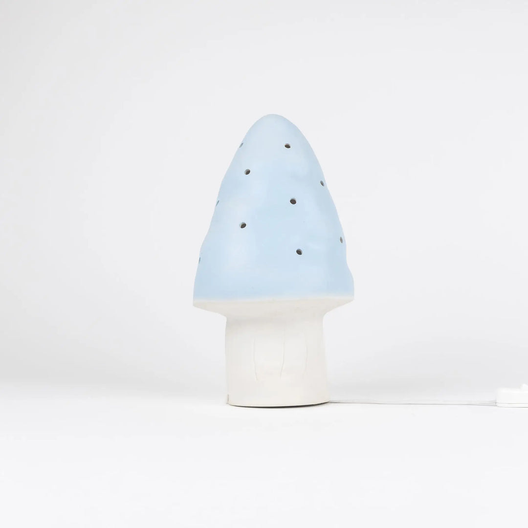 LAMP SMALL MUSHROOM  BLUE