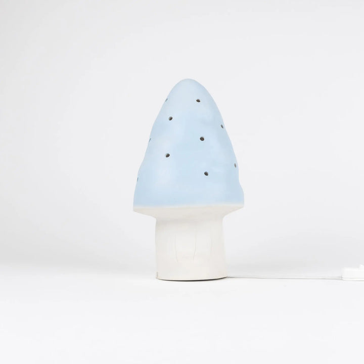 LAMP SMALL MUSHROOM  BLUE
