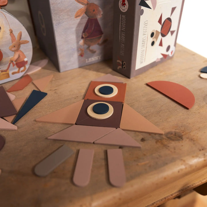 WOODEN SHAPES PUZZLES