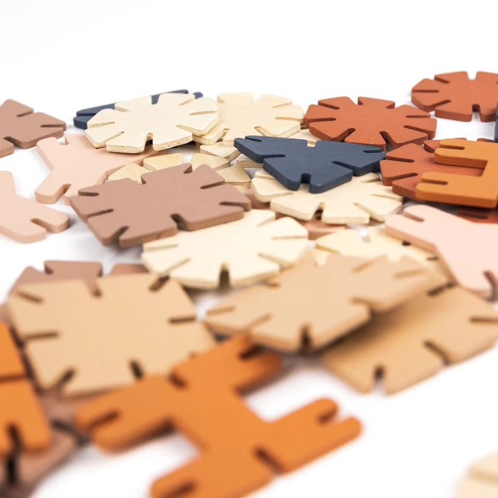 WOODEN CONNECTING SHAPES