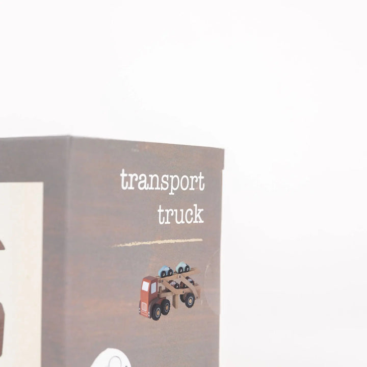 WOODEN CAR TRANSPORT TRUCK