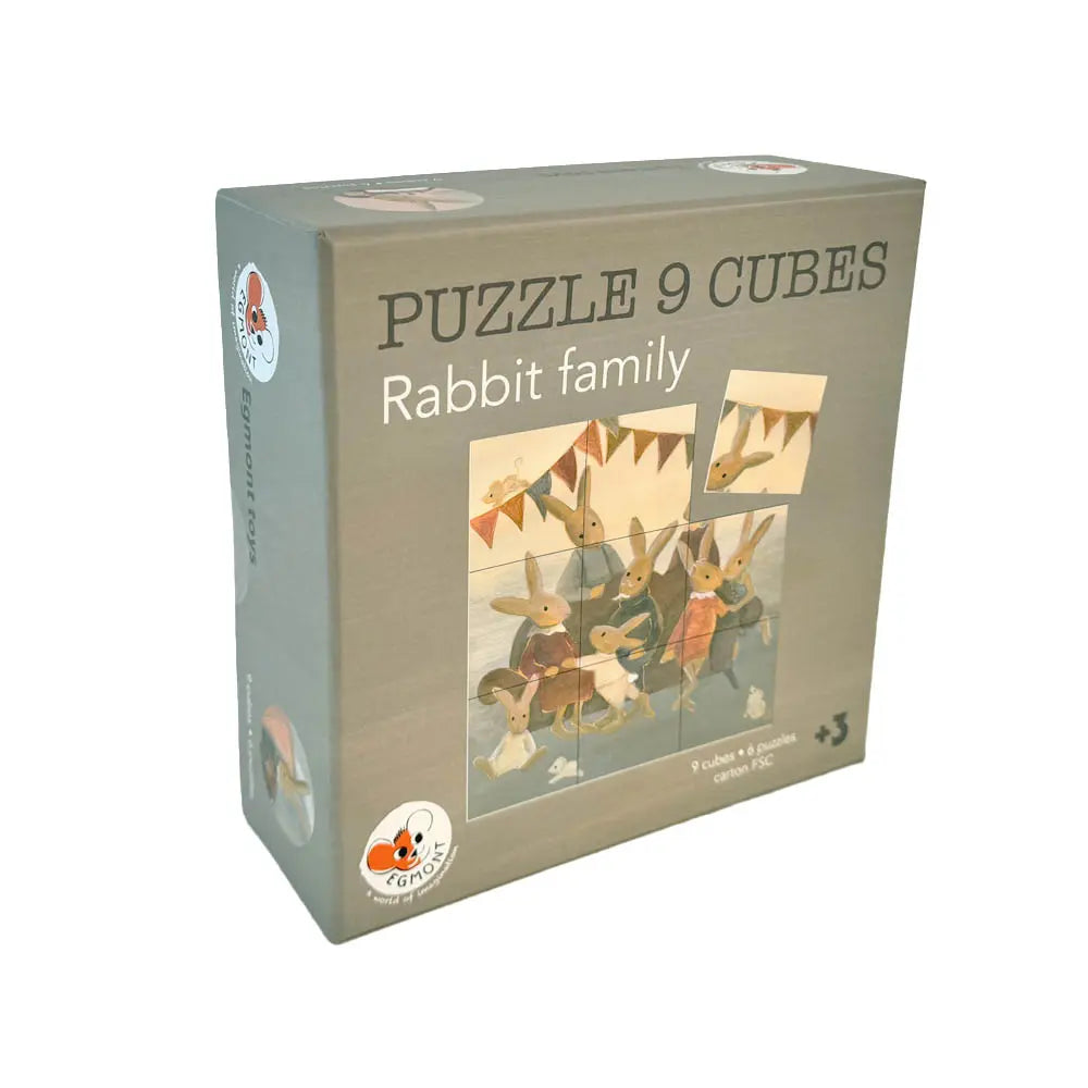 PUZZLE CUBES RABBIT FAMIL