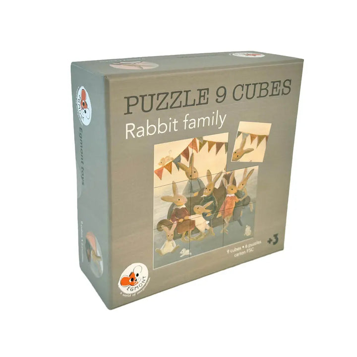 PUZZLE CUBES RABBIT FAMIL